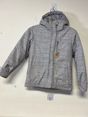 Columbia Kids' Gray Hooded Winter Jacket size Small